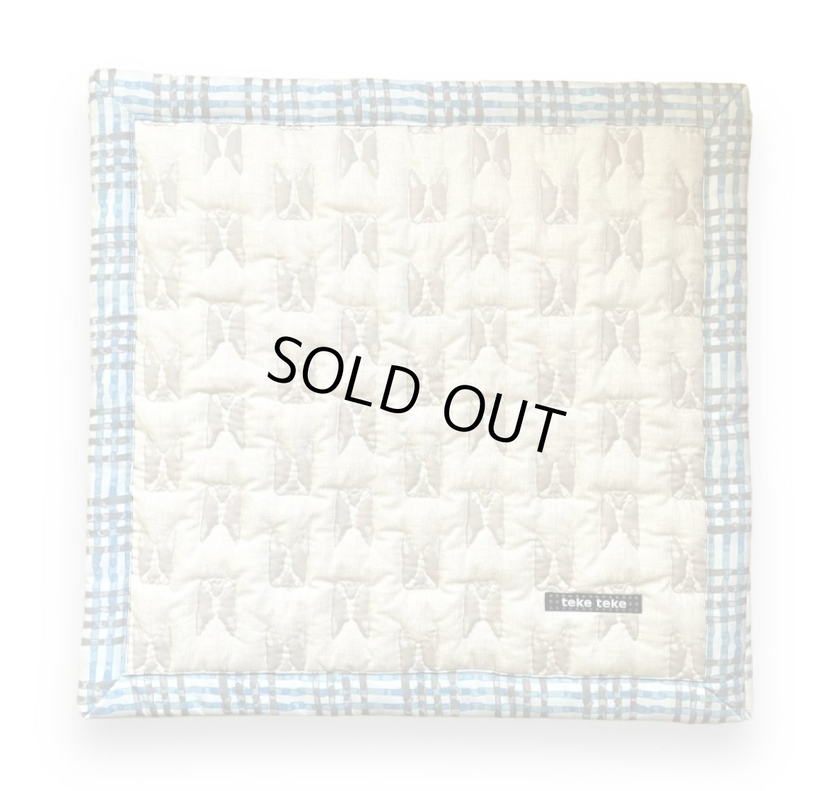 画像2: ＜即納＞カフェマット＊BUHIフェイス（グレー） (2)