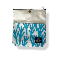 画像2: ＜即納＞マナーポーチ（ 小枝ターコイズ） (2)