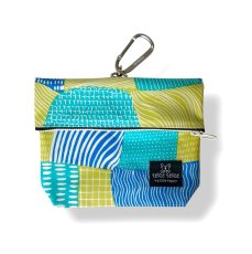 画像1: ＜即納＞マナーポーチ（ 鳥瞰図ブルー・グリーン系） (1)